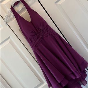 Purple bridesmaid dress